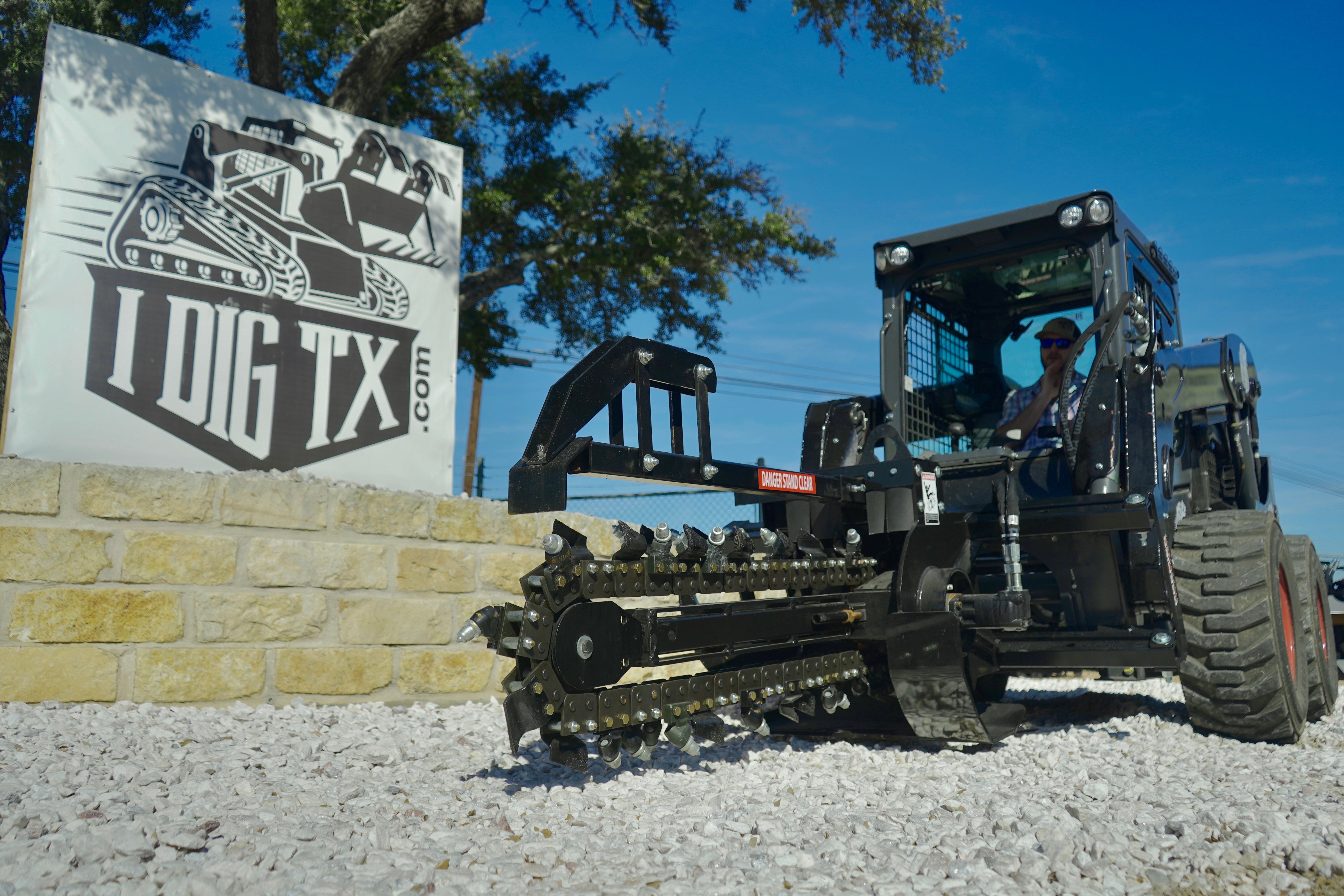 Trenchers Skid Steer Attachments & Implements | I Dig Texas