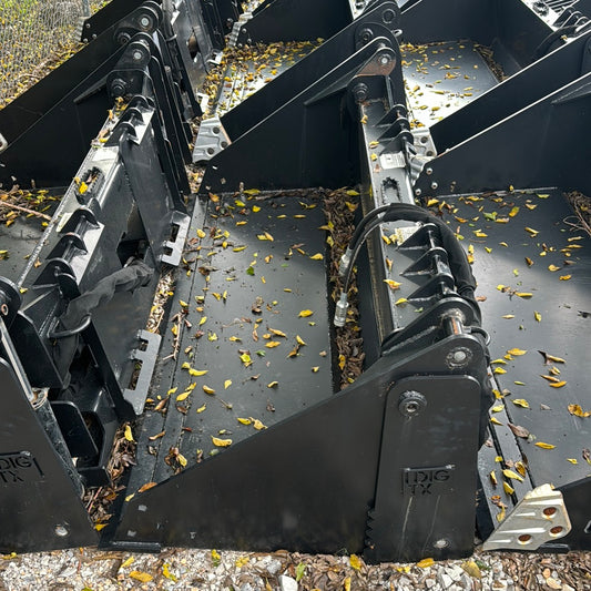 72" - IDT 4-in-1 Heavy Duty Bucket Skid Steer Attachment