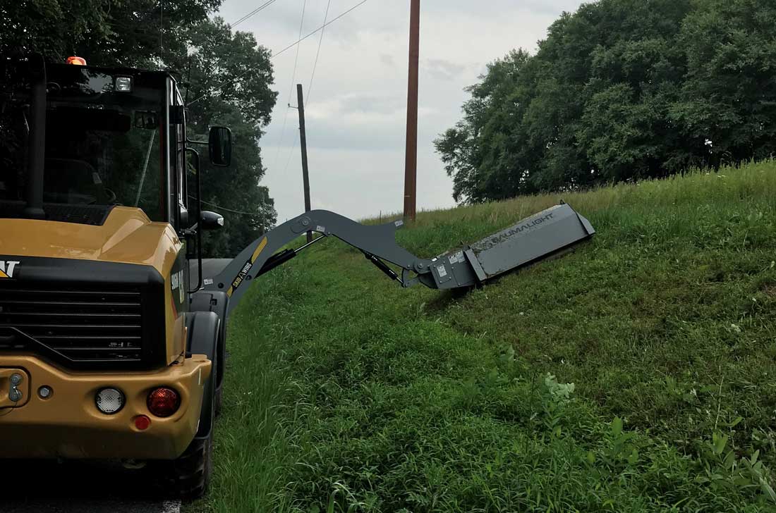 Baumalight Boom Mower Skidsteer Attachment
