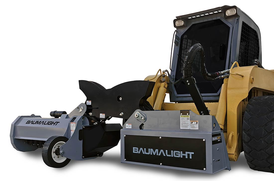 Baumalight Boom Mower Skidsteer Attachment