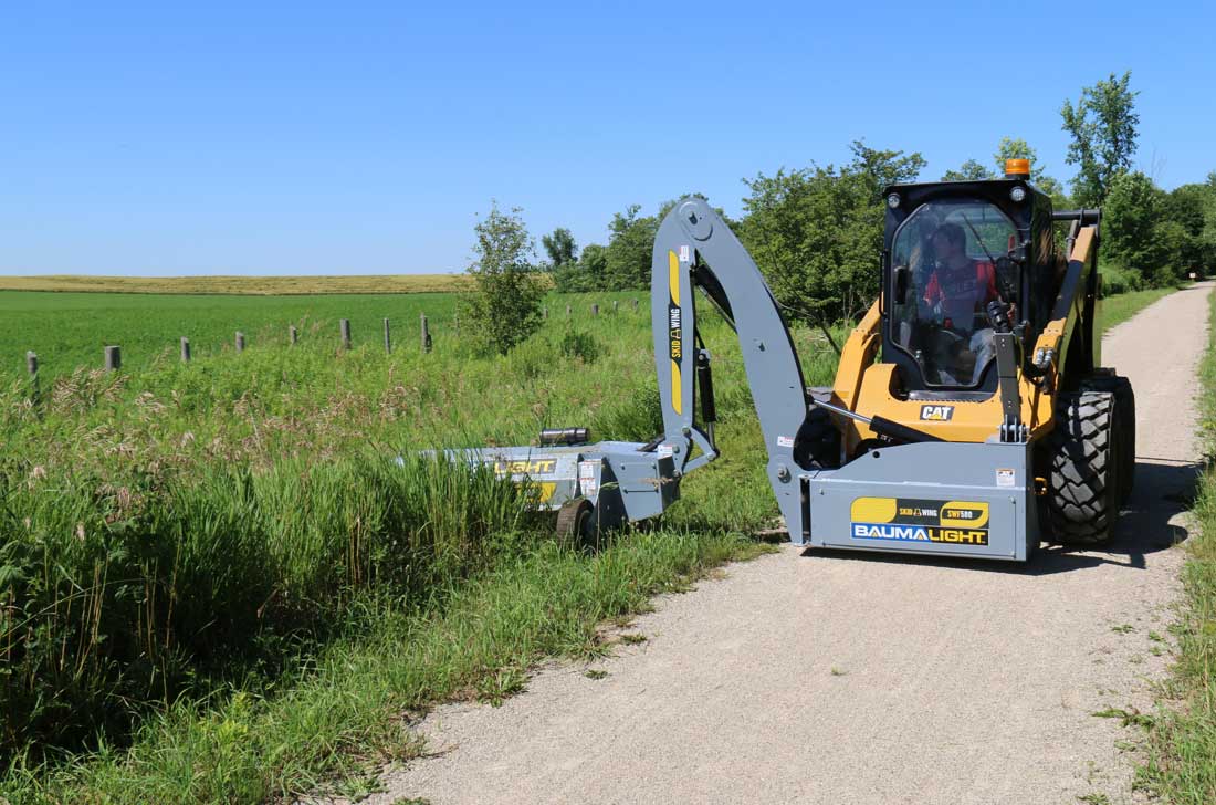 Baumalight Boom Mower Skidsteer Attachment