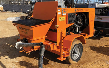 EZG Concrete Hog Pump Trailer
