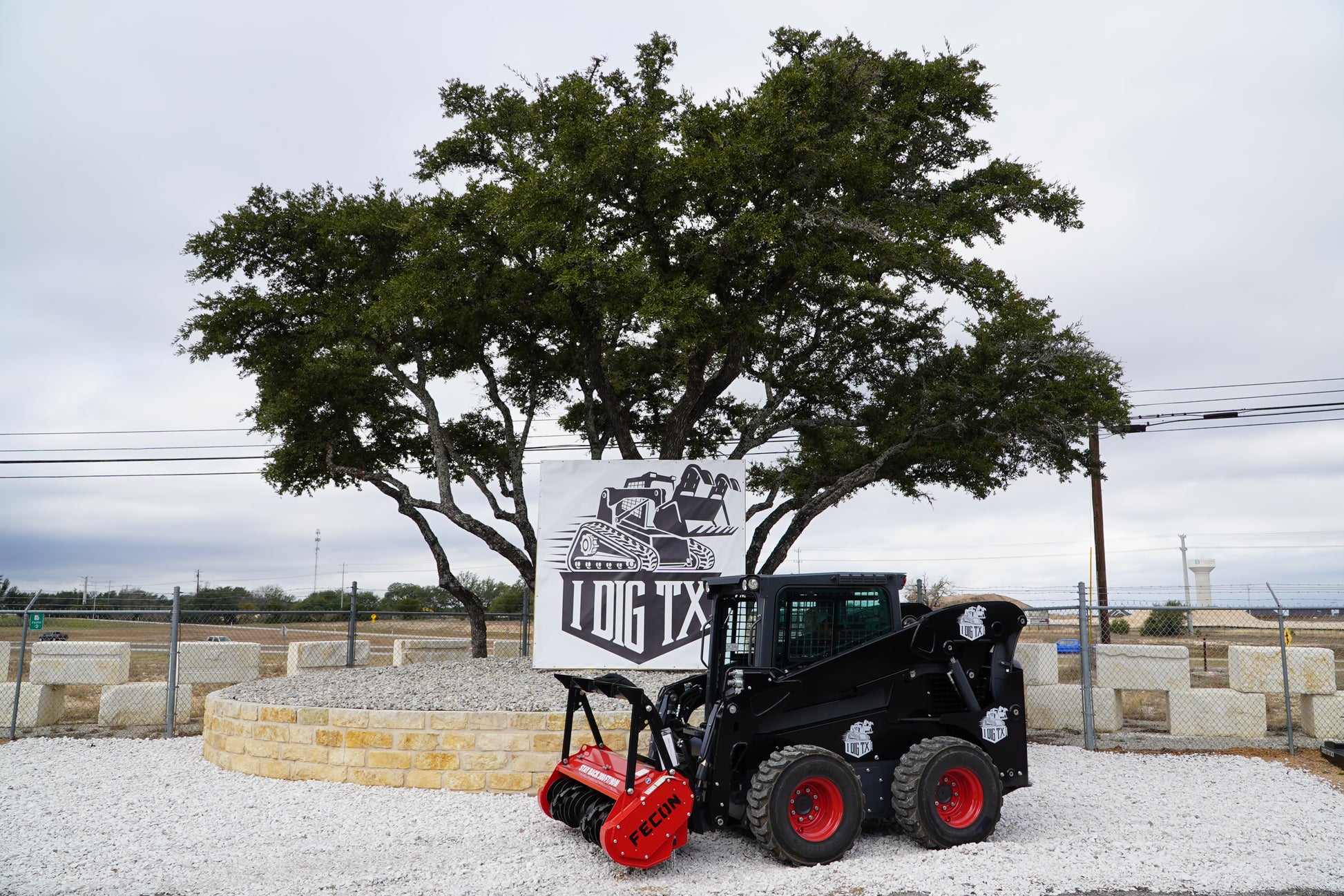 Fecon BullHog Standard Flow Mulcher Skid Steer Attachment