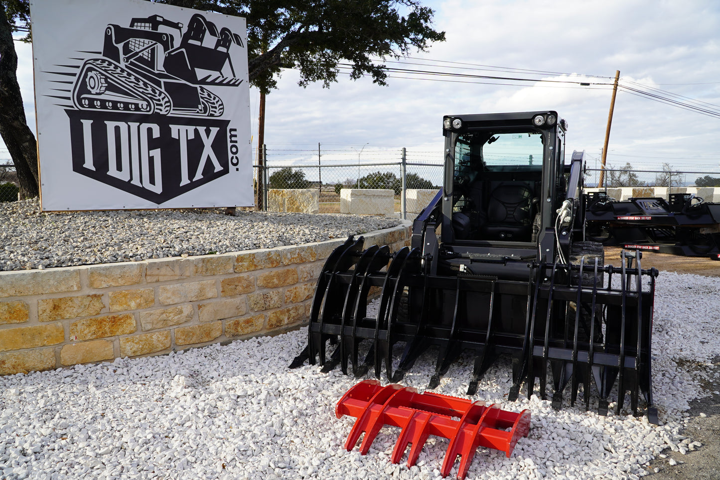 AMFG King Kong 96" Brush Grapple Skid Steer Attachment