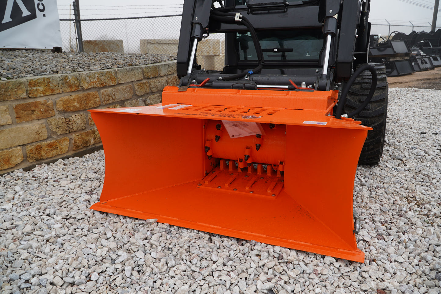 EZG Hog Concrete Crusher Skid Steer Attachment