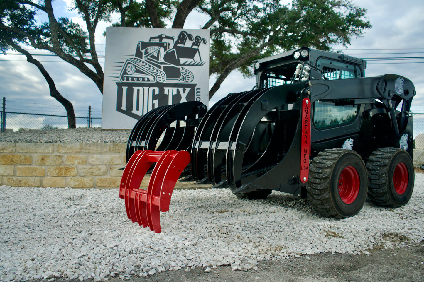 AMFG King Kong 96" Brush Grapple Skid Steer Attachment