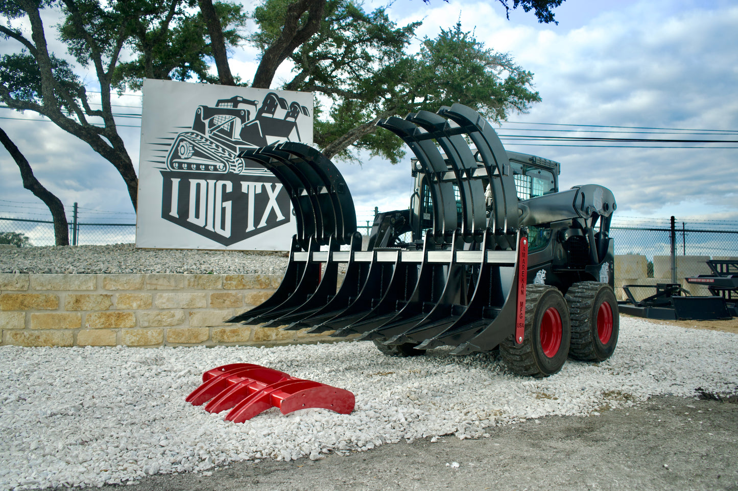 AMFG King Kong 96" Brush Grapple Skid Steer Attachment