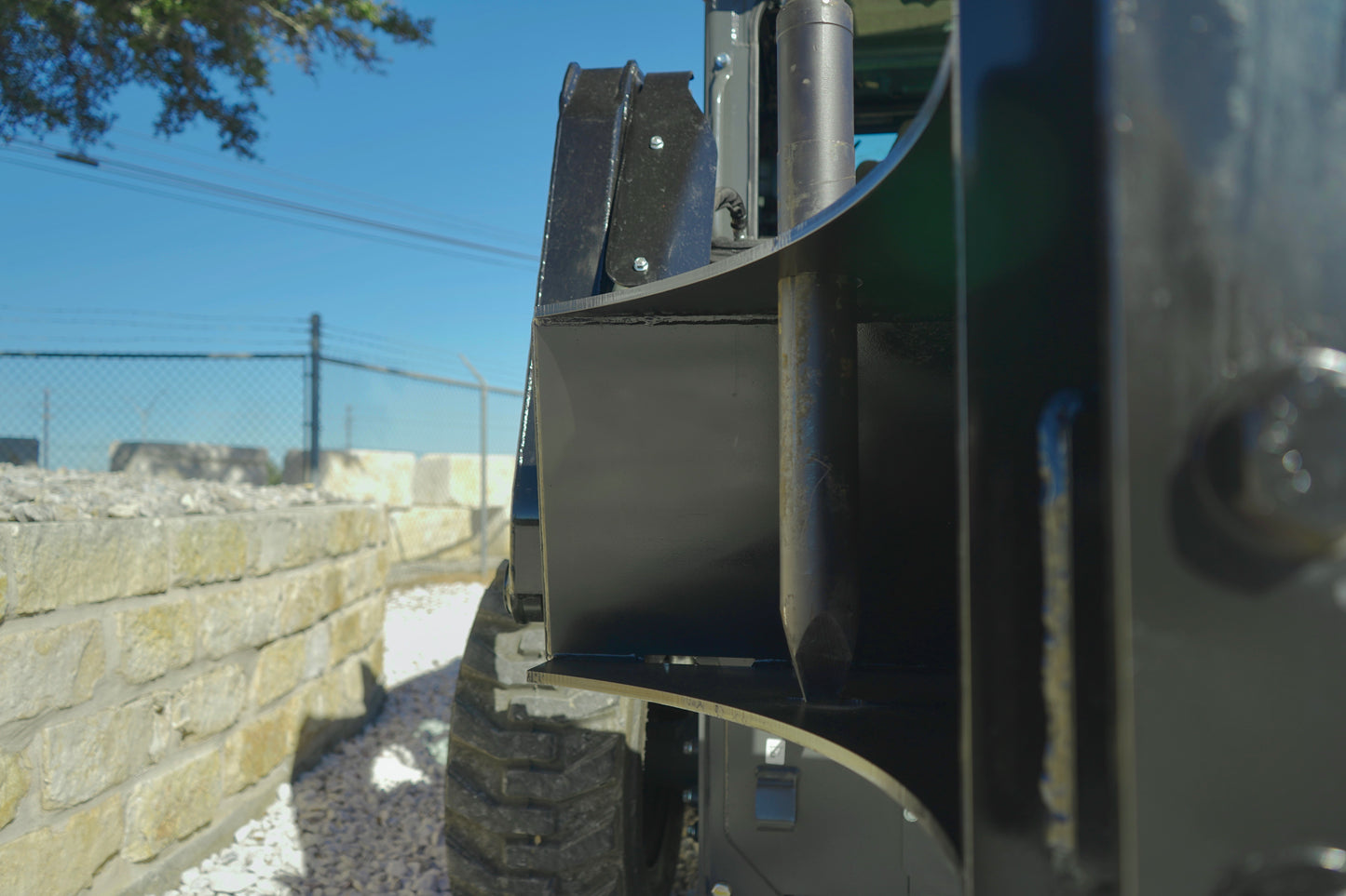 TPD1250 "Premium" Texas Post Driver Skid Steer Attachment