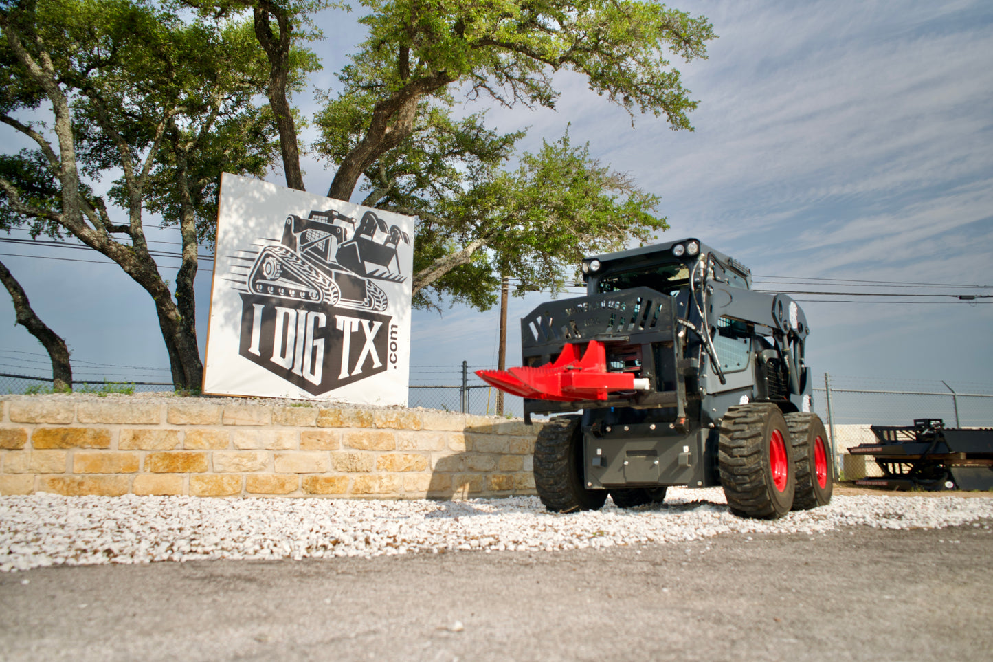 AMFG Barracuda Tree Grubber Grapple Skid Steer Attachment