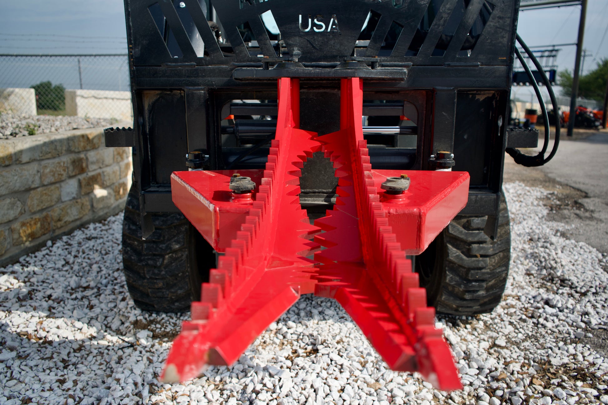 AMFG Barracuda Tree Grubber Grapple Skid Steer Attachment