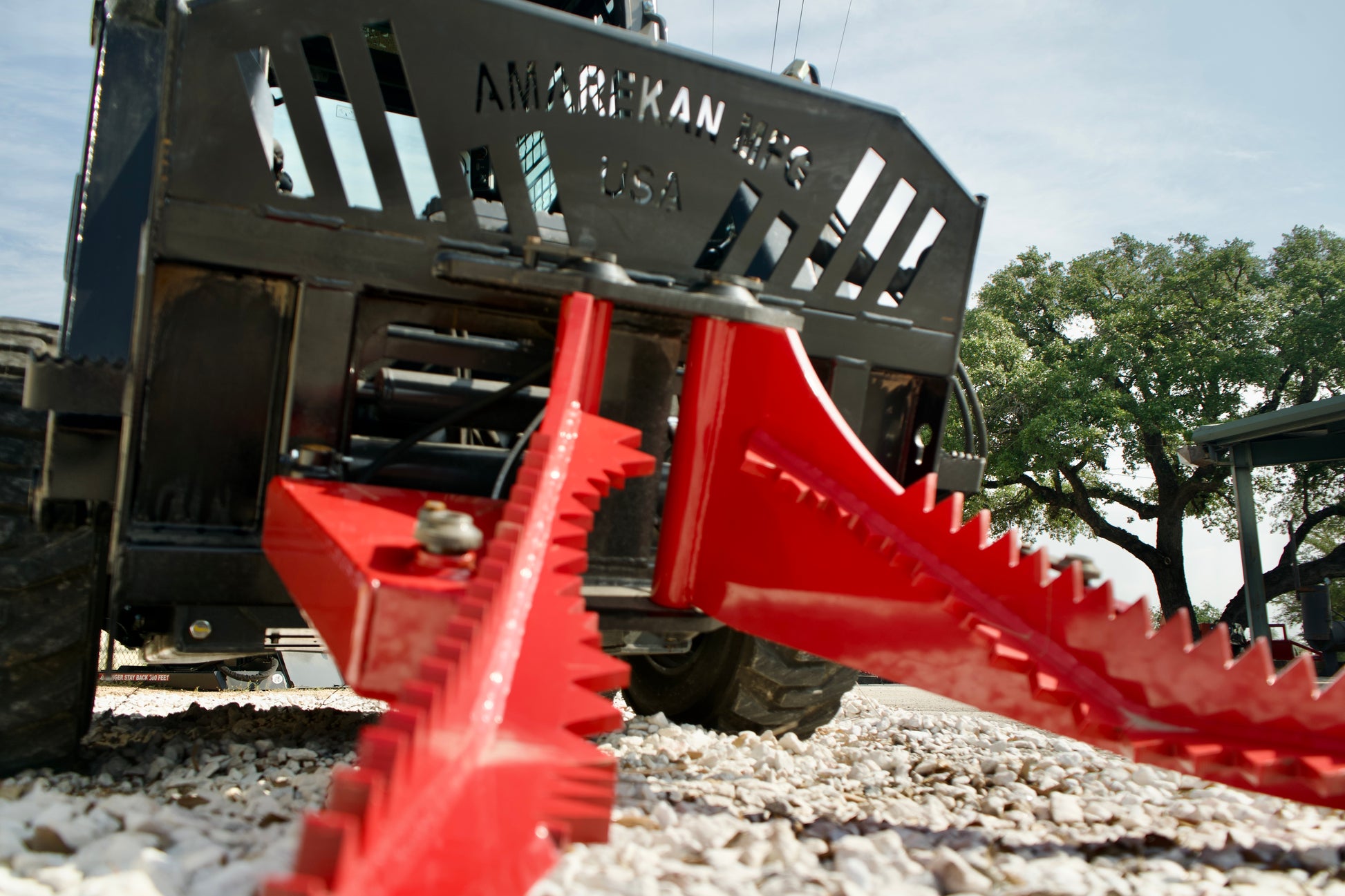 AMFG Barracuda Tree Grubber Grapple Skid Steer Attachment