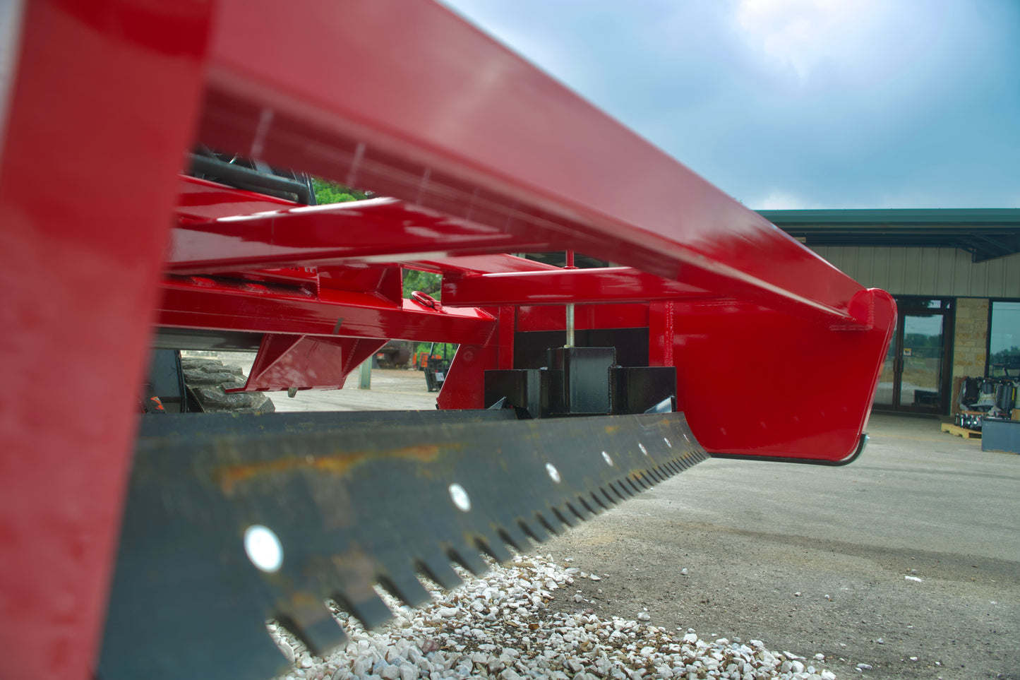 "The Pusher" Hydraulic Road Grader Skid Steer Attachment