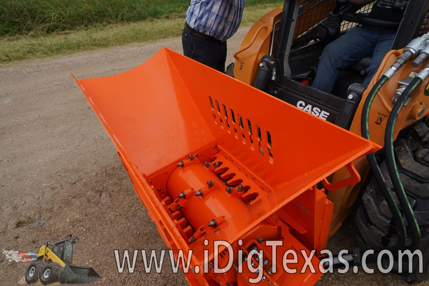 EZG Hog Concrete Crusher Skid Steer Attachment