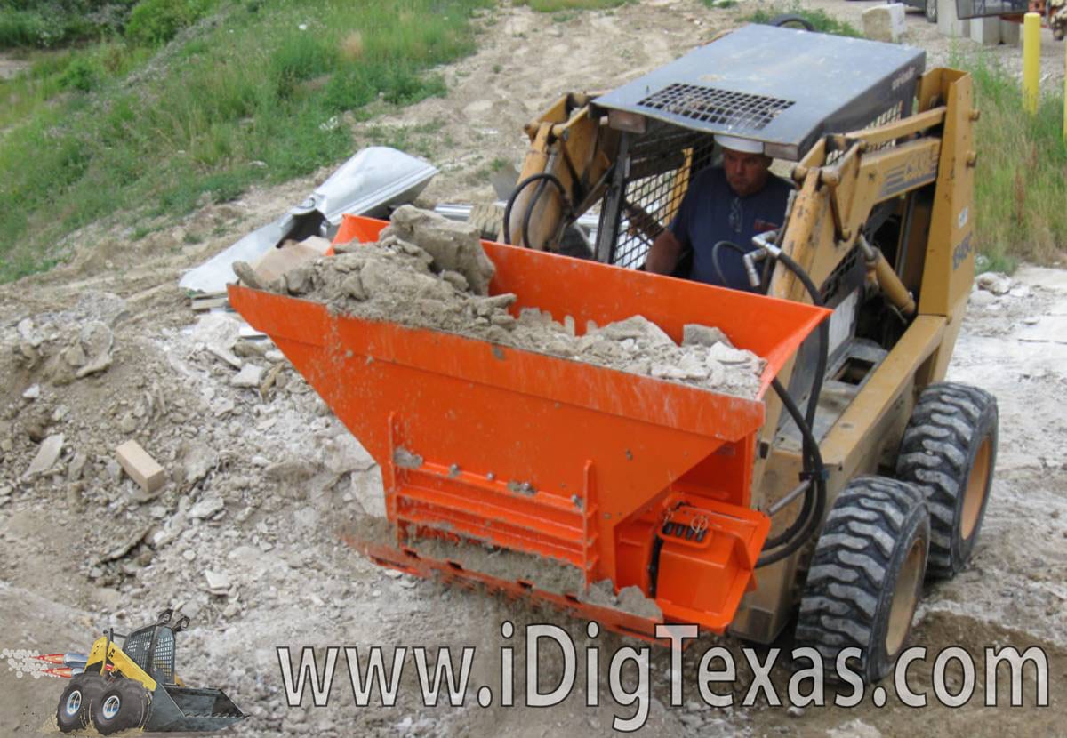 EZG Hog Concrete Crusher Skid Steer Attachment