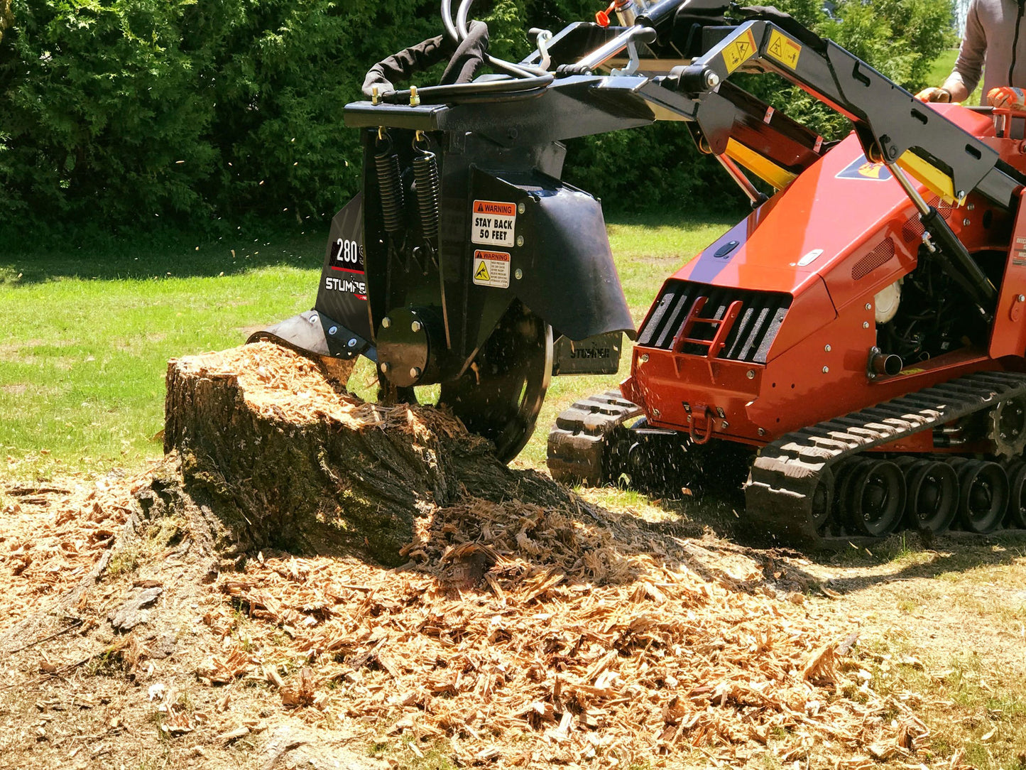 Fecon Stumper Stump Grinder