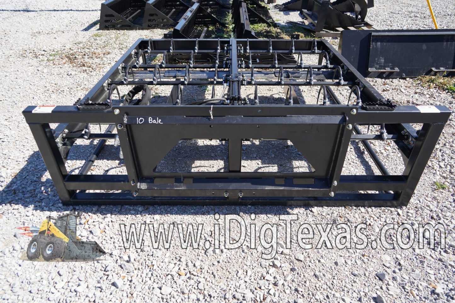 IDT Hay Bale Accumulator Skid Steer Attachment