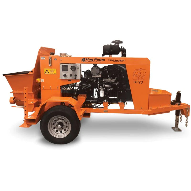 EZG Concrete Hog Pump Trailer