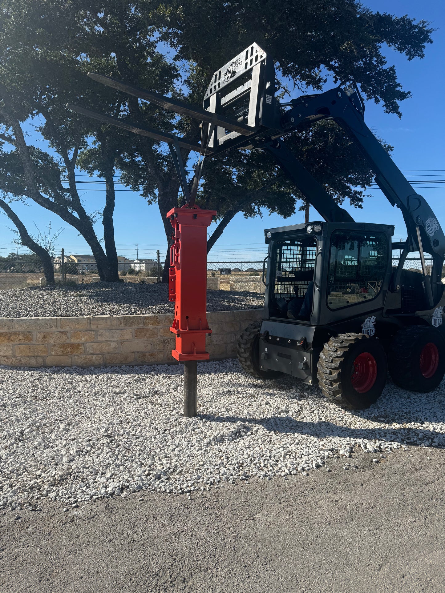 The "BIG RED" Post Driver Slung-Mount
