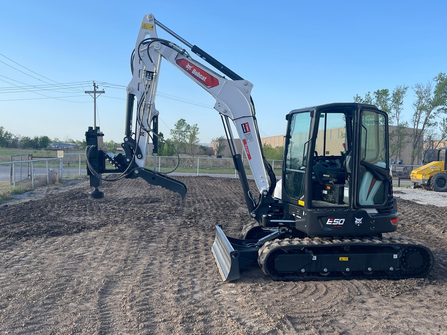 TPD750 Excavator Mounted Texas Post Driver Attachment