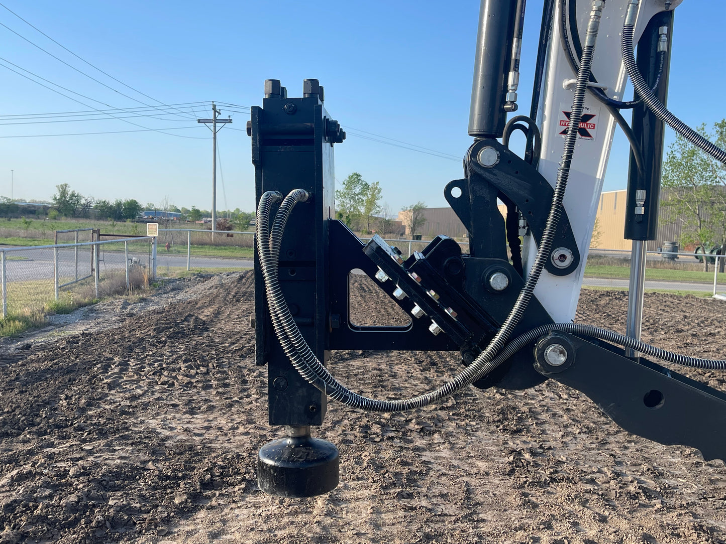 TPD750 Excavator Mounted Texas Post Driver Attachment