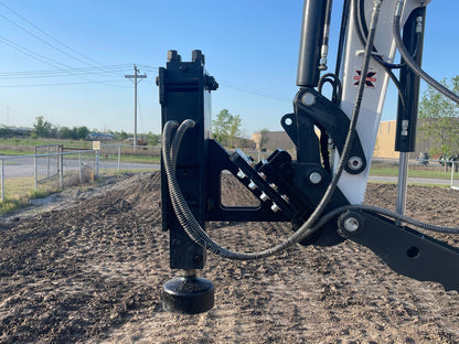 TPD750 Excavator Mounted Texas Post Driver Attachment