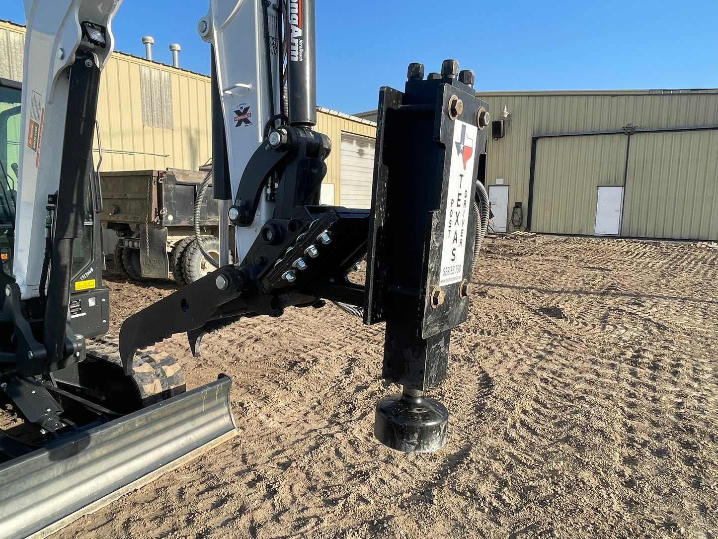 TPD750 Excavator Mounted Texas Post Driver Attachment