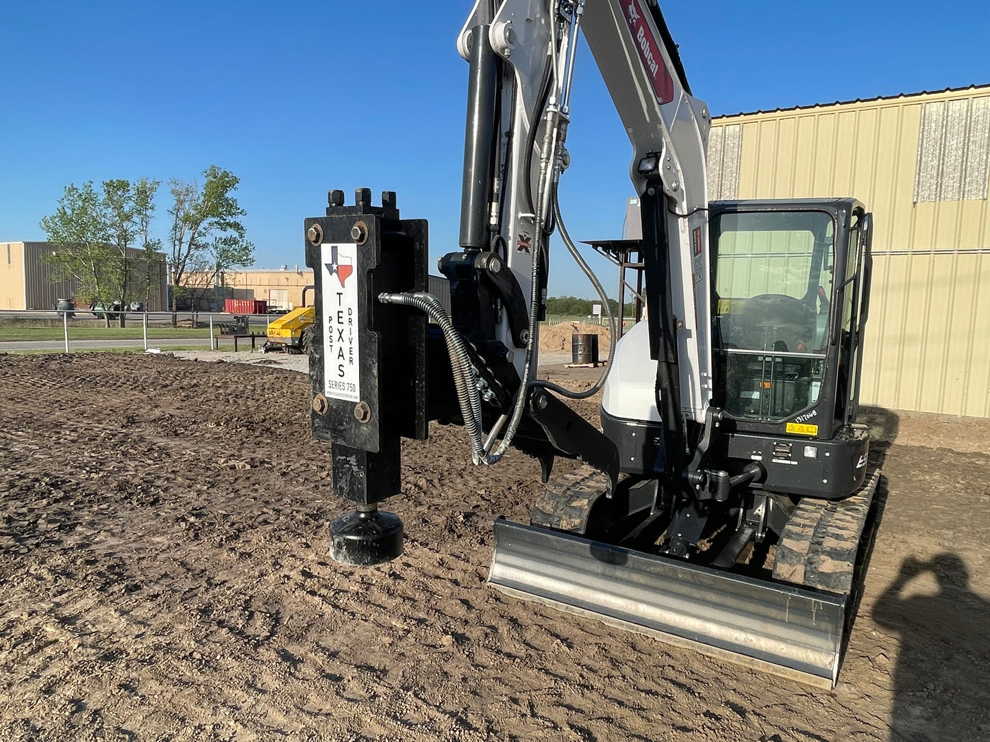 TPD750 Excavator Mounted Texas Post Driver Attachment