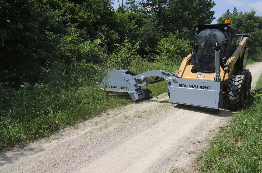 Baumalight Boom Mower Skidsteer Attachment