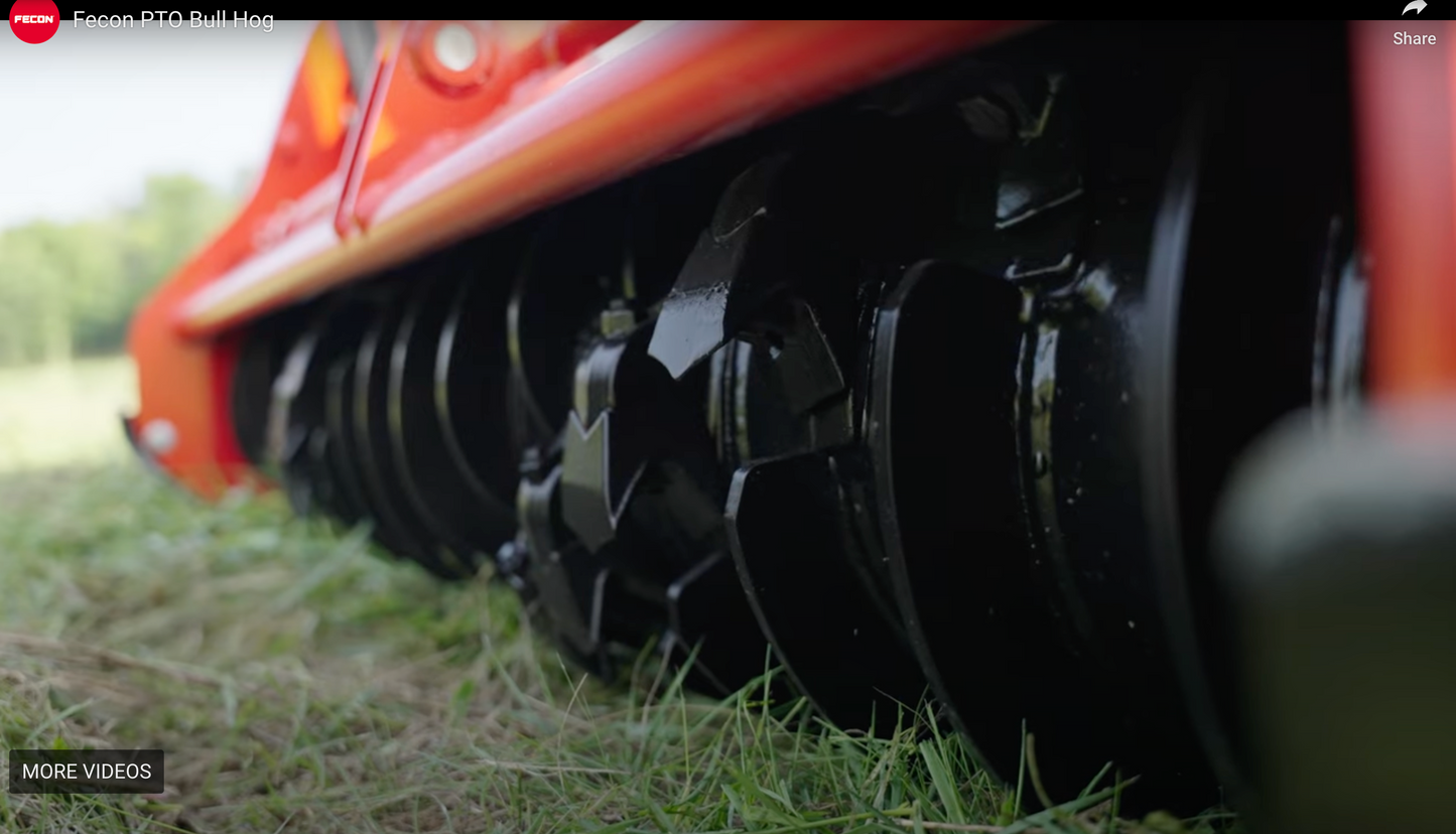 Fecon 3-Point PTO Bull Hog Driven Mulchers