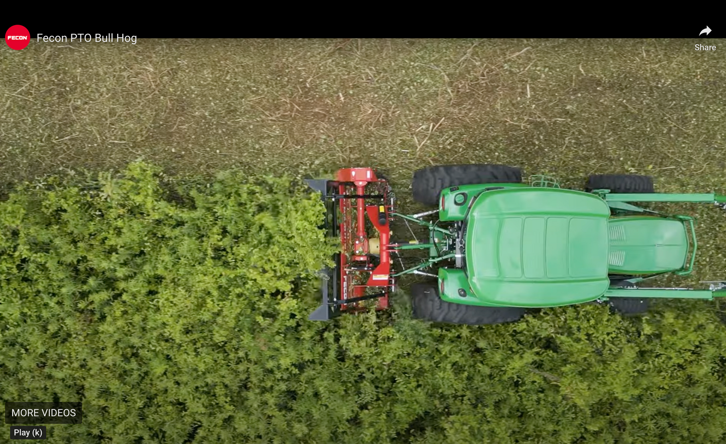 Fecon 3-Point PTO Bull Hog Driven Mulchers