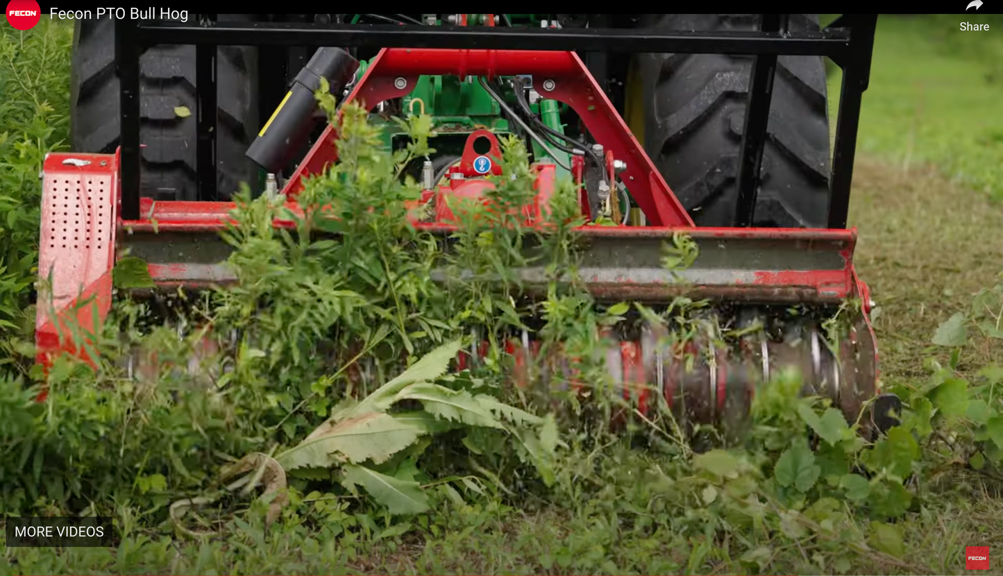 Fecon 3-Point PTO Bull Hog Driven Mulchers