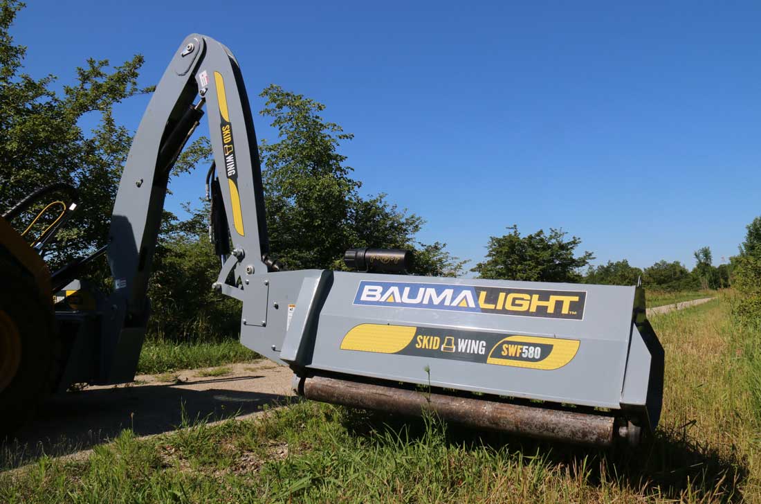 Baumalight Boom Mower Skidsteer Attachment