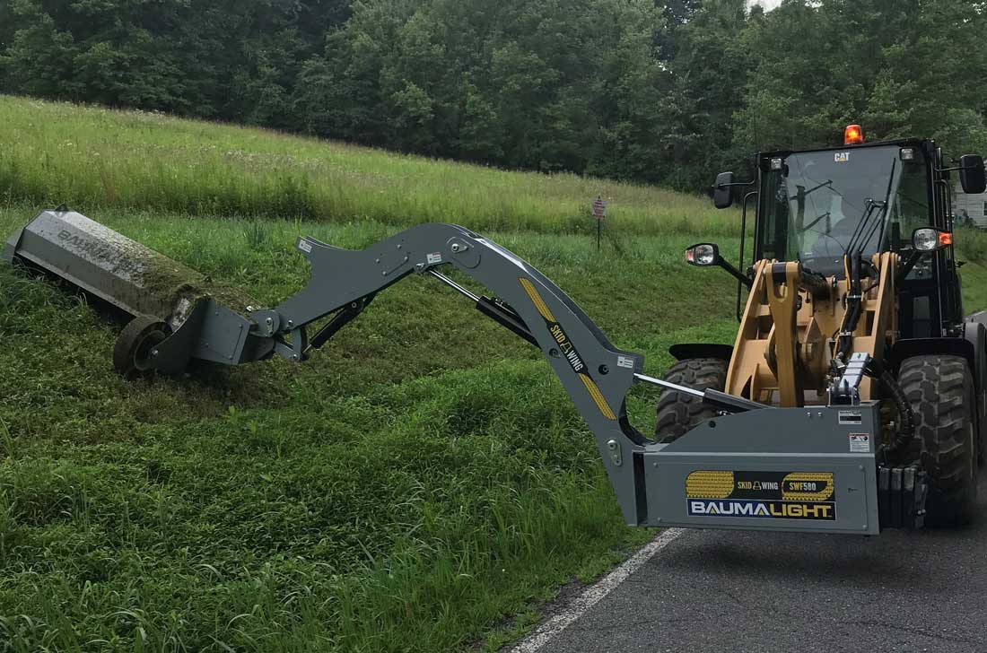 Baumalight Boom Mower Skidsteer Attachment