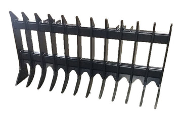 IDT Pusher Root Rake Skid Steer Attachment