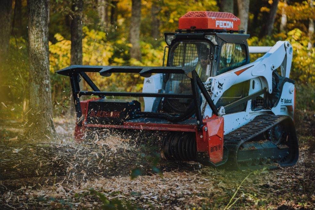 Skid Steer Forestry Mulcher Attachment for Sale