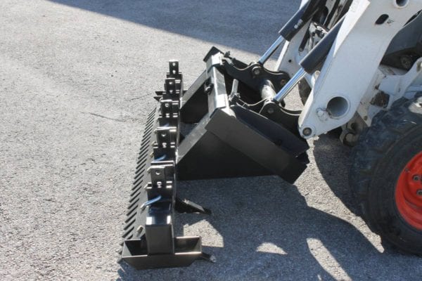 Mill Finish Rake IDT Landscape Finishing Rake With Rippers | Tractor/Skid Steer ...