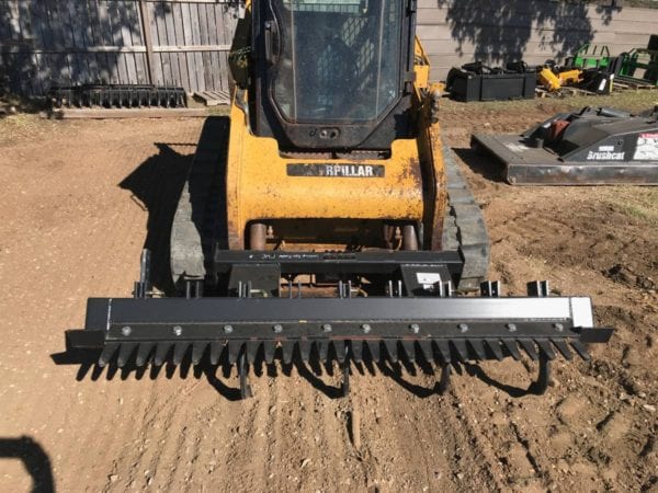 Mill Finish Rake IDT Landscape Finishing Rake With Rippers | Tractor/Skid Steer ...