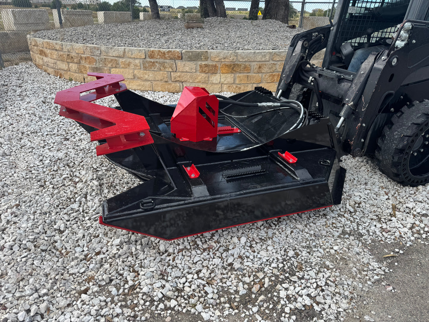 The Landlord 78" High-Flow Brush Cutter Skid Steer Attachment