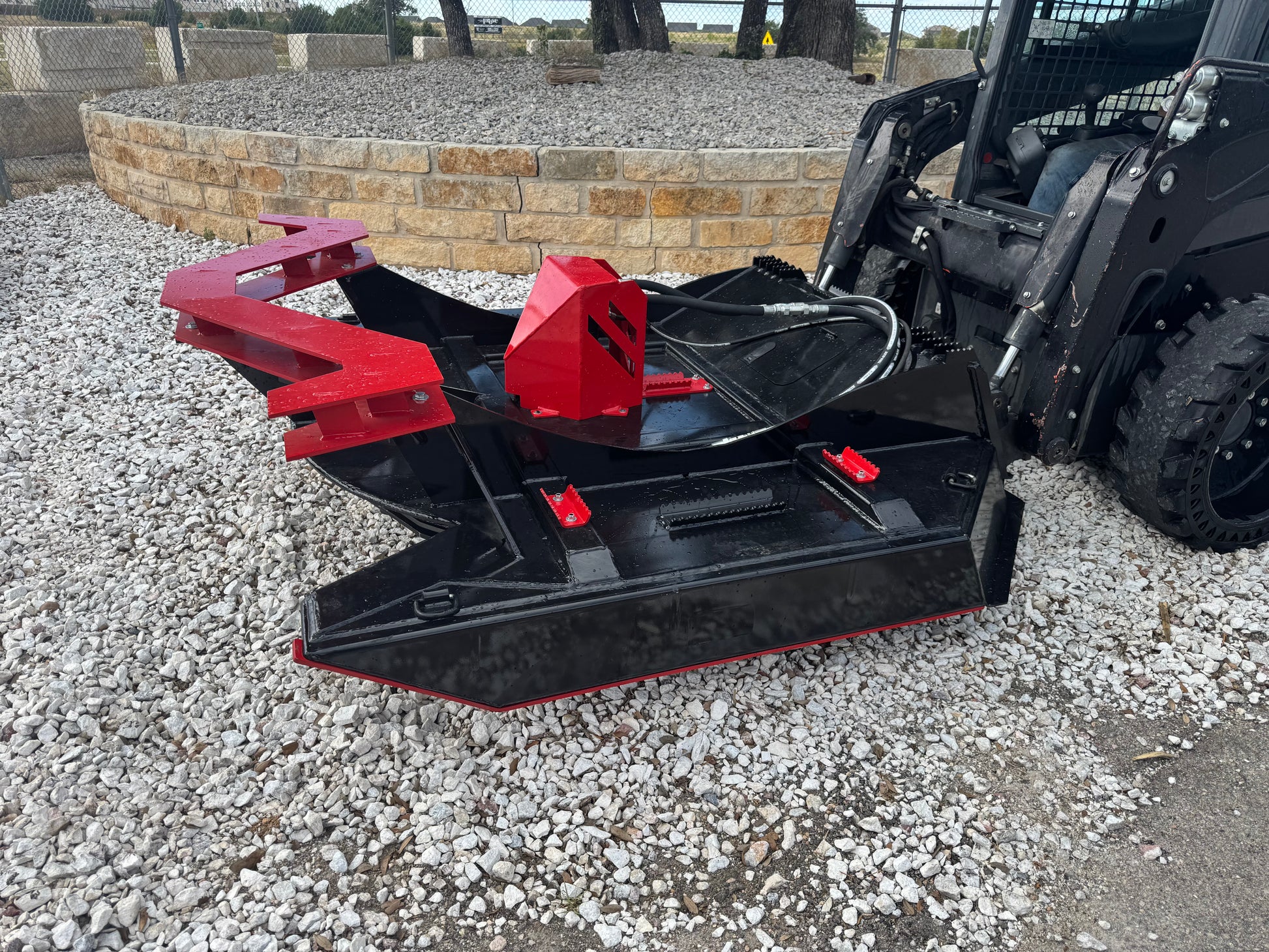 The Landlord 78" High-Flow Brush Cutter Skid Steer Attachment