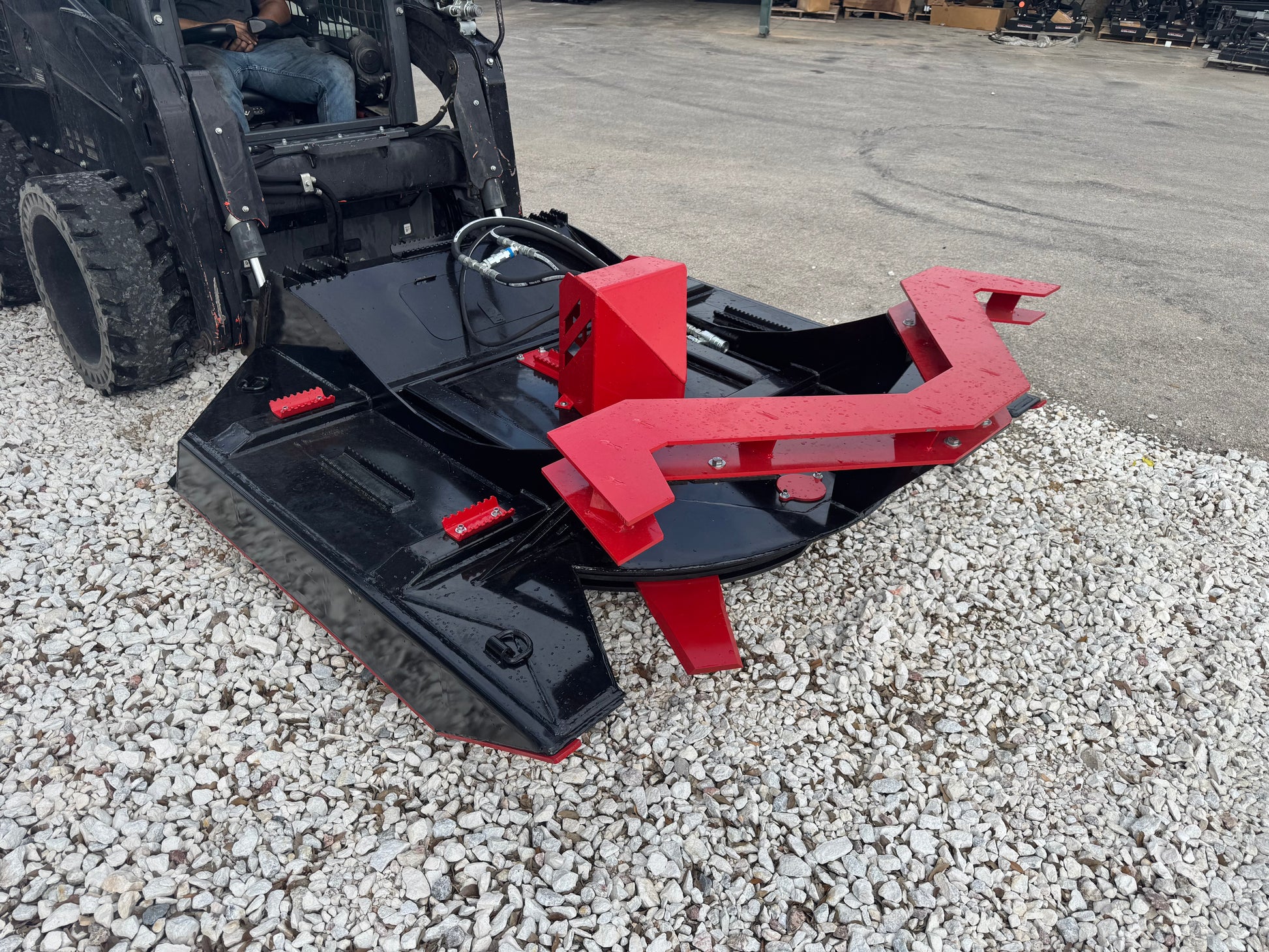 The Landlord 78" High-Flow Brush Cutter Skid Steer Attachment