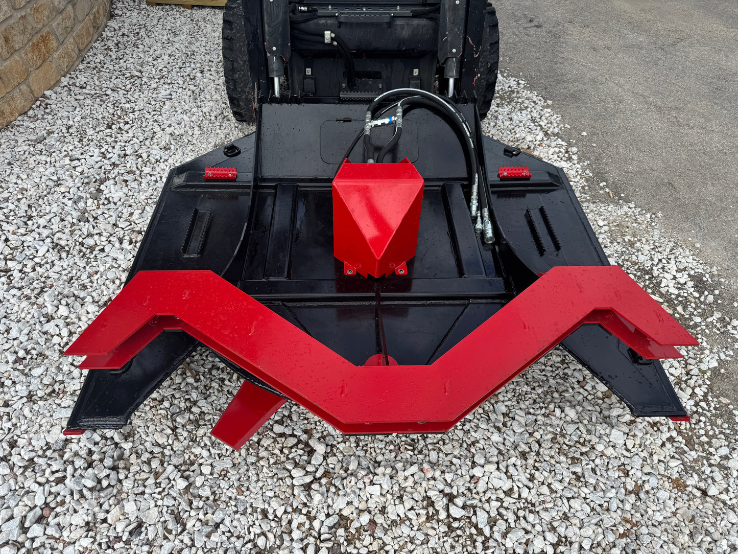 The Landlord 78" High-Flow Brush Cutter Skid Steer Attachment