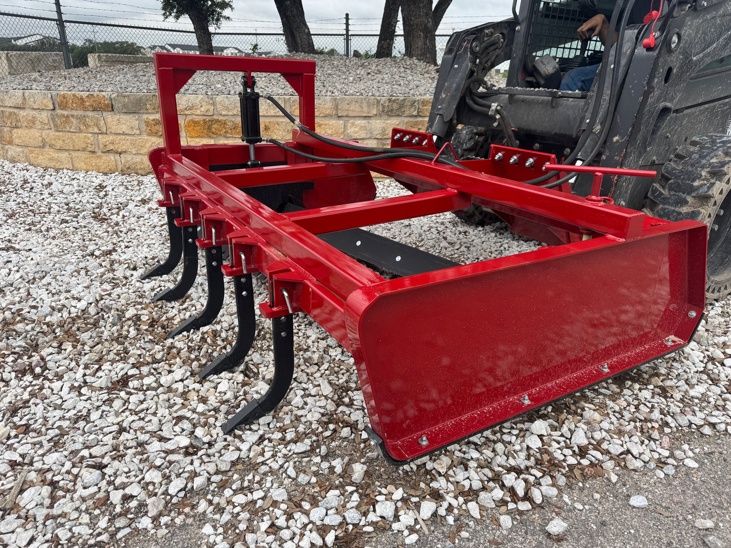 Hydraulic Road Grader With Rippers - "The Pusher"