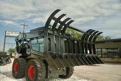 AMFG Grizzly Bear Brush Root Rake 96" Skid Steer Attachment