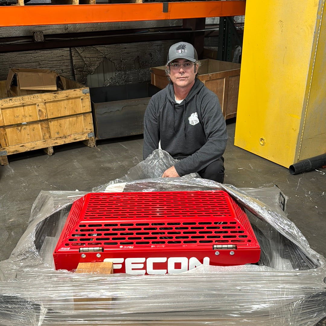 Fecon Hydraulic Rooftop Cooler &amp; Hoses (NO BRACKET)