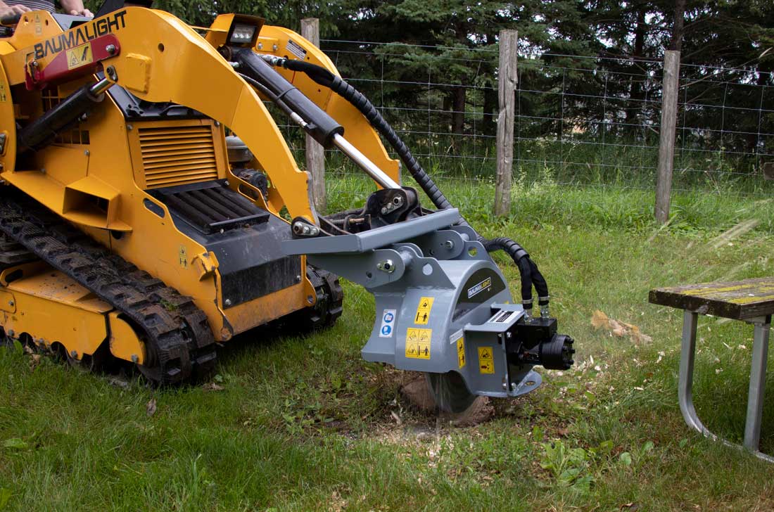 Baumalight Stump Grinders for Skid Steers