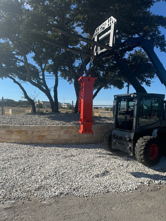 The "BIG RED" Post Driver Slung-Mount