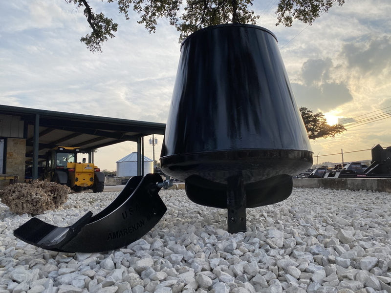 4 Cu Ft Auger Concrete Mixer Attachment