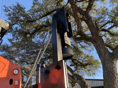 TPD750 "Sidewinder" Texas Post Driver Side-Mounted Skid Steer Attachment