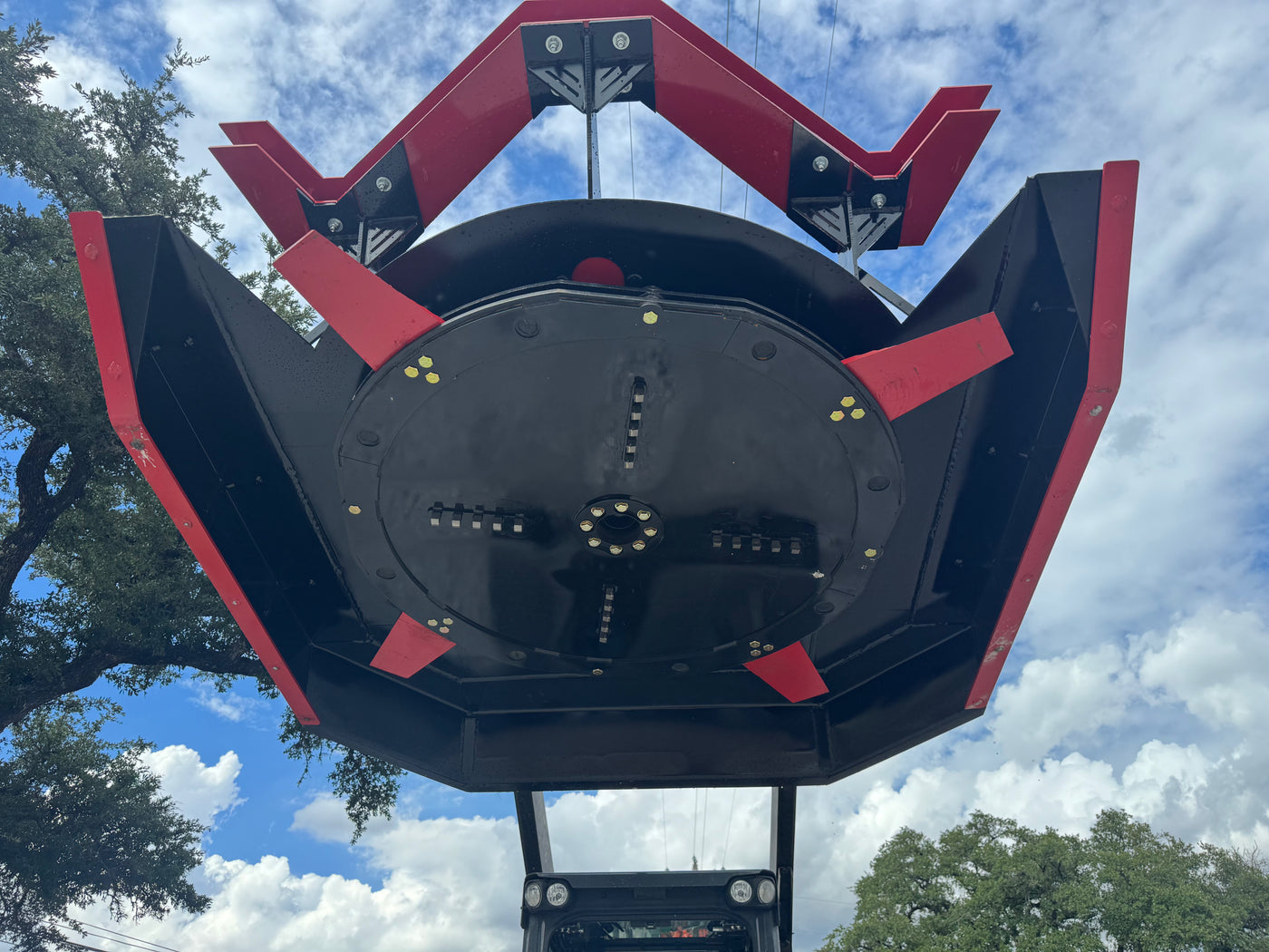 The Landlord 78" High-Flow Brush Cutter Skid Steer Attachment