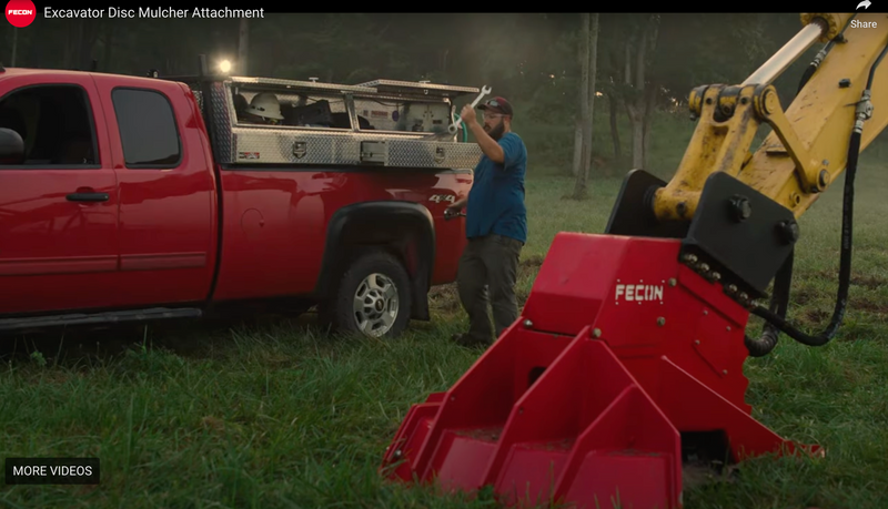 Fecon FDX Excavator Disc Mulcher